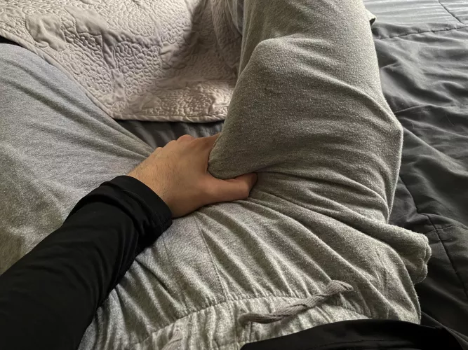 Ive got a snake in my sweatpants 😅