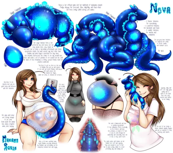 Just a gal and her tentacle (madam squiggles)