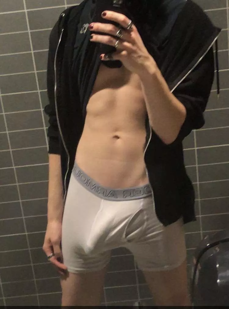 Meet me in the bathroom for a surprise ;]