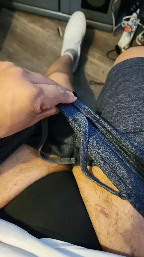 My buddy is in the next room... Risky pic time!