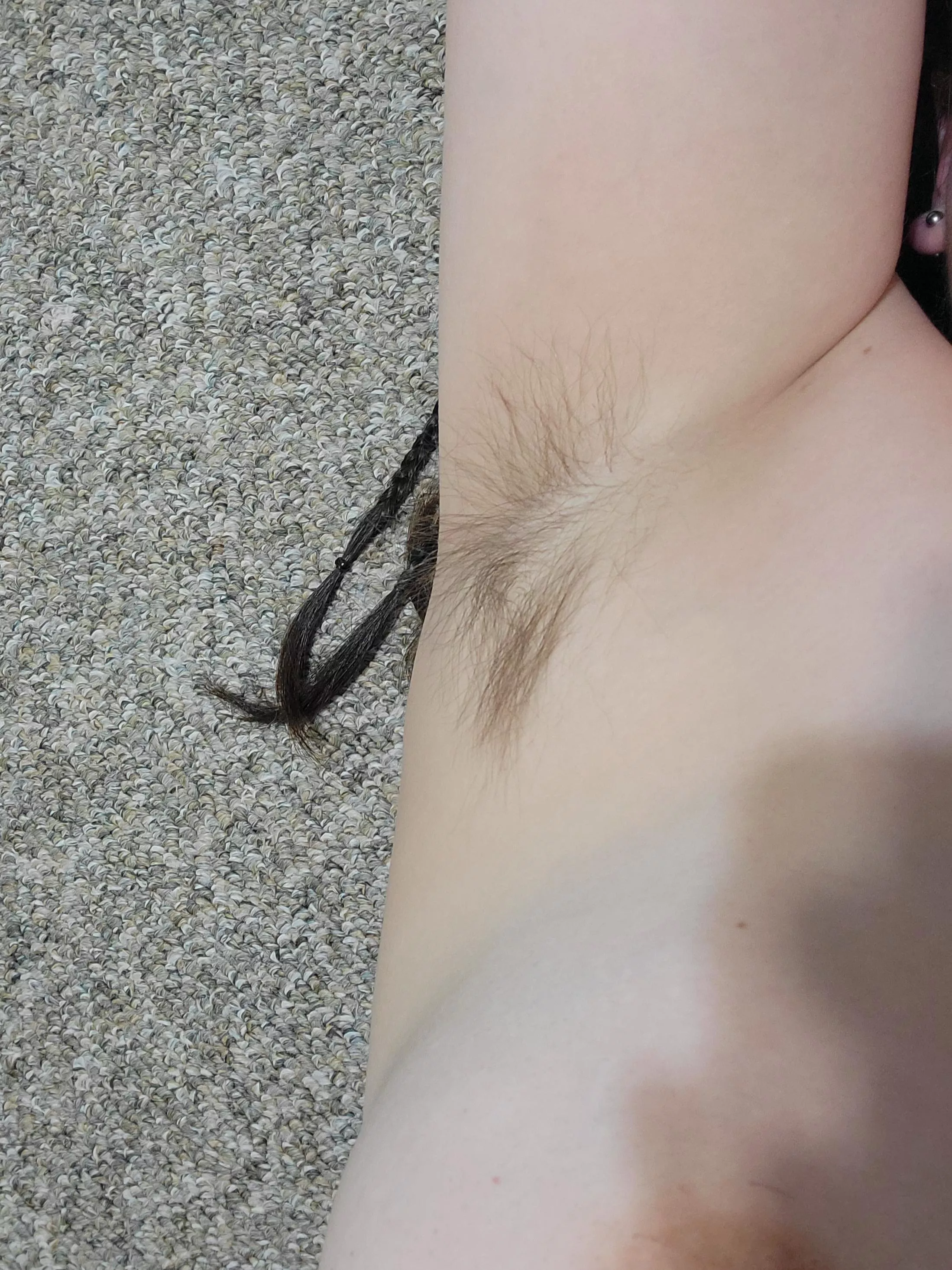 my hippie pit with a little bit of nipple