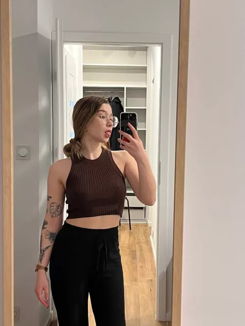 My outfit for the walk