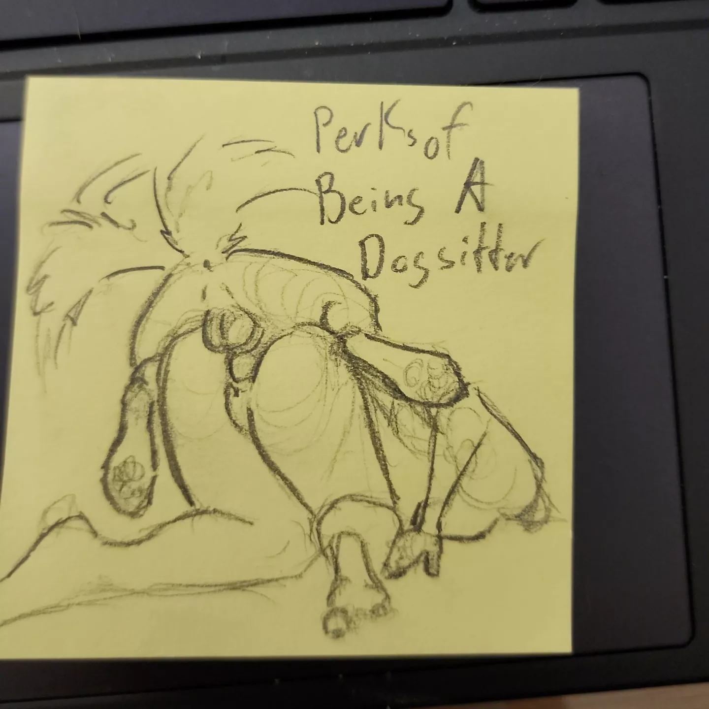 Notepad doodles by me