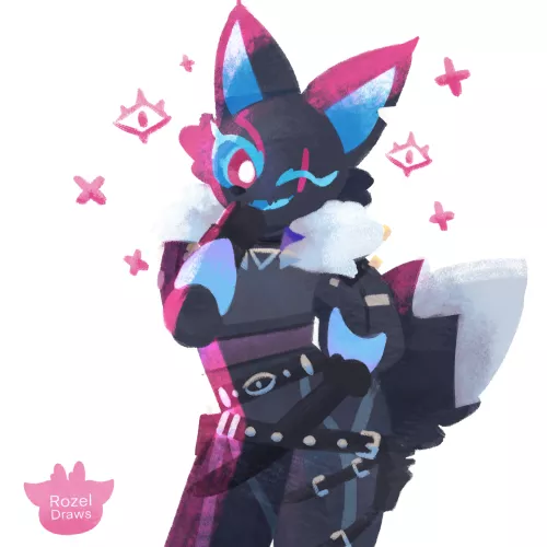 Pack leader Highwire! (by me @rozeldraws)