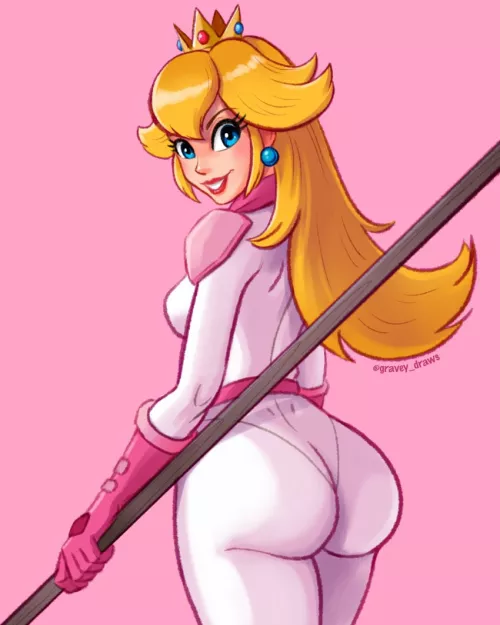 Princess Peach(gravey_draws)[Super Mario Bros.]