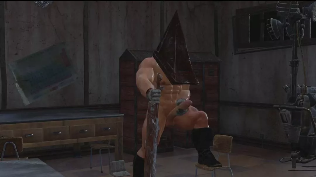 Render of previous Pyramid head animation