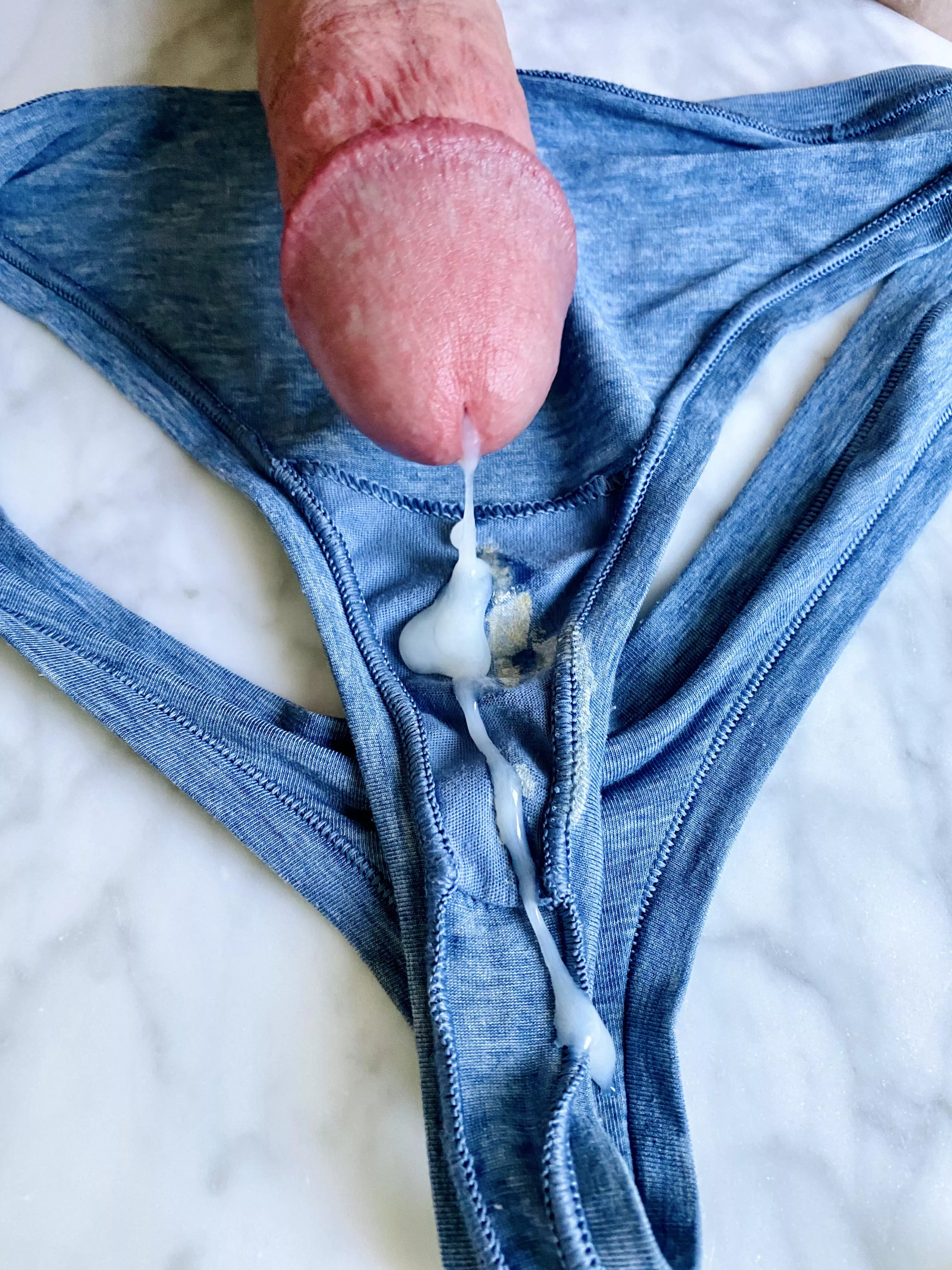 Right down the middle.