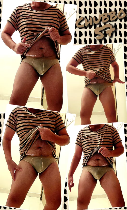 Sheer & stripes. And a silhouette.😚🟫🦓🤎😁