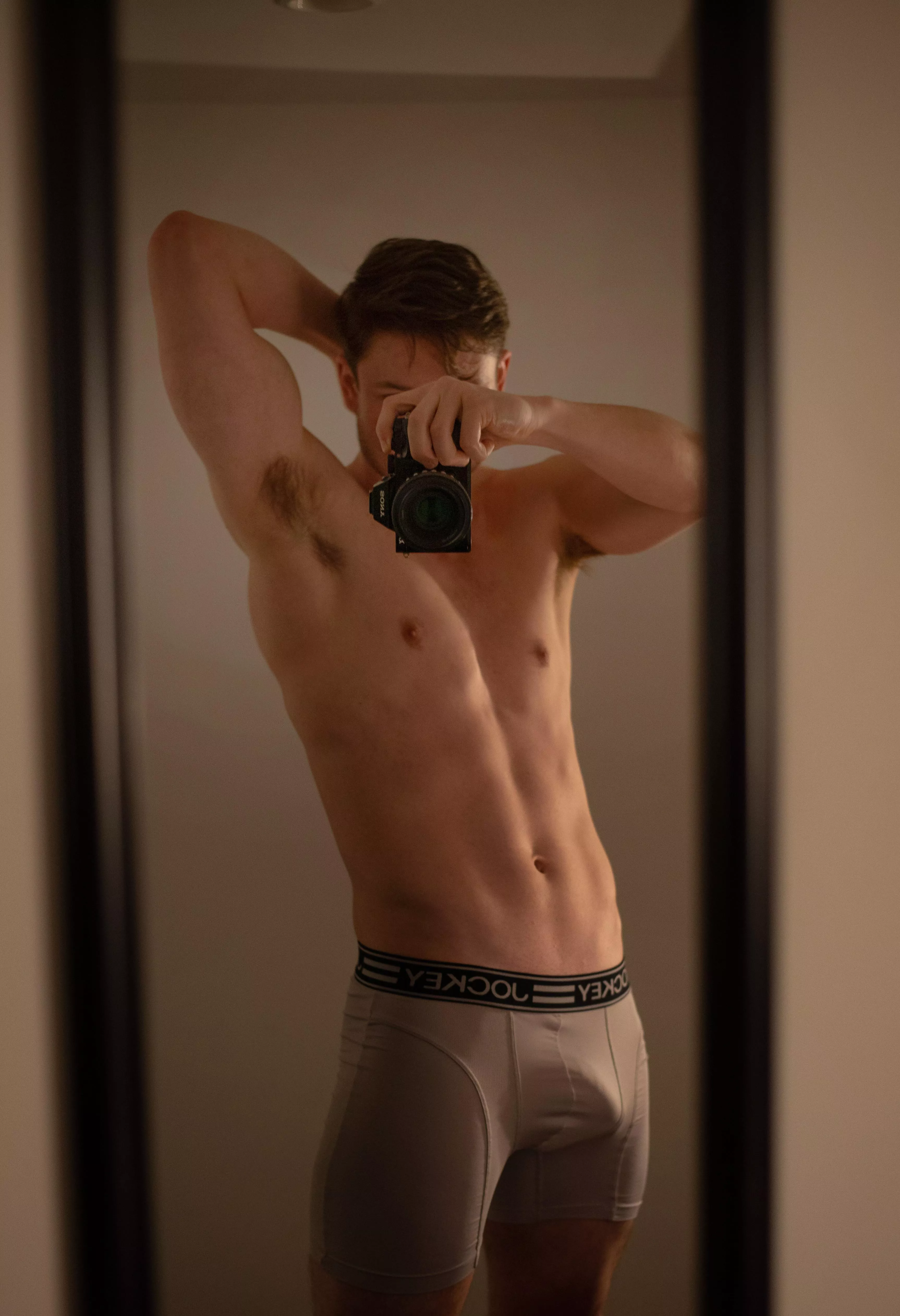 Take a big whiff after I get home from the gym all sweaty