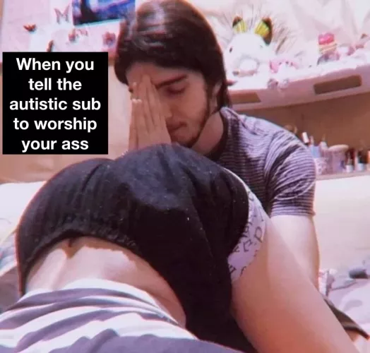 (this is a joke and I’m autistic myself, no offence intended!)