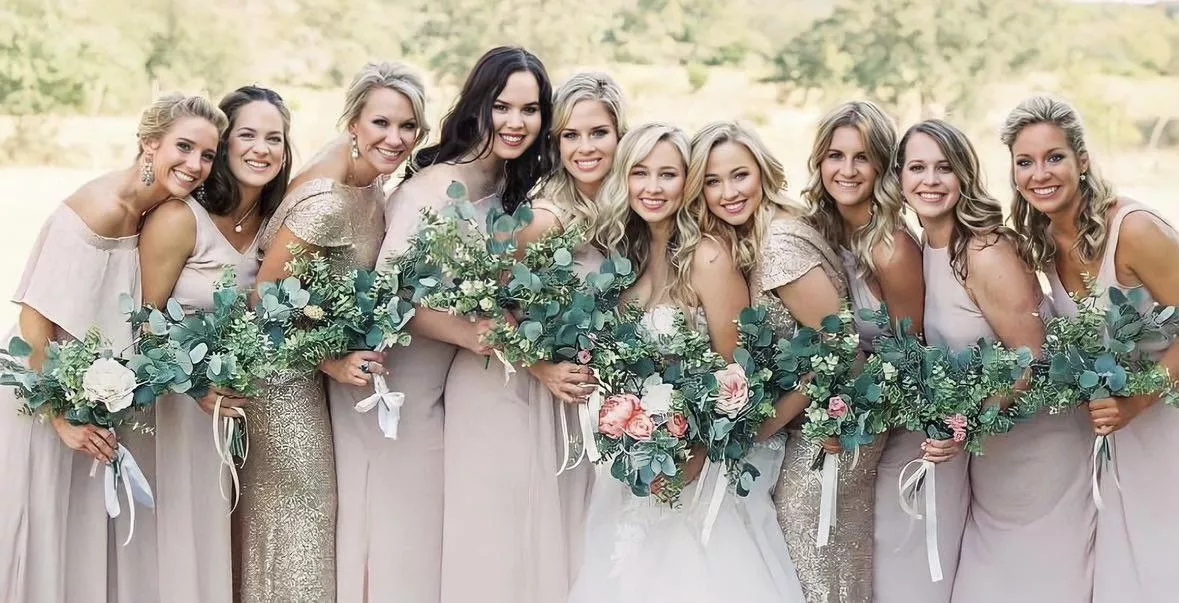 Wedding day with the ladies