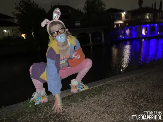 what, you never seen a diapered merbunny before?! tha ocean is a mysterious place!