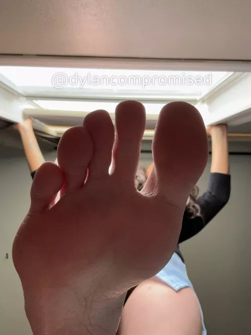 You exist solely to please me, and right now that means being stepped on 😇