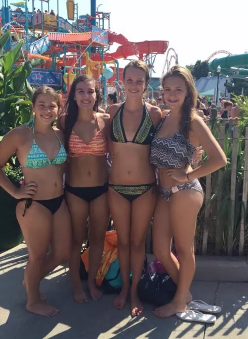 4, 2, 1, 3. Waterpark!