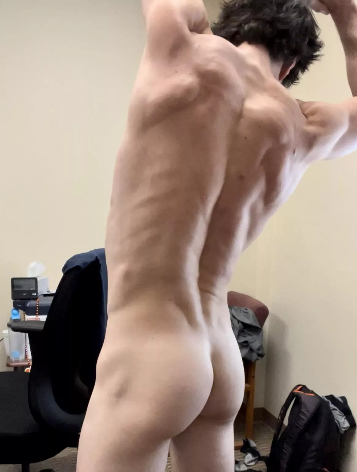 An underdeveloped muscle, relatively.