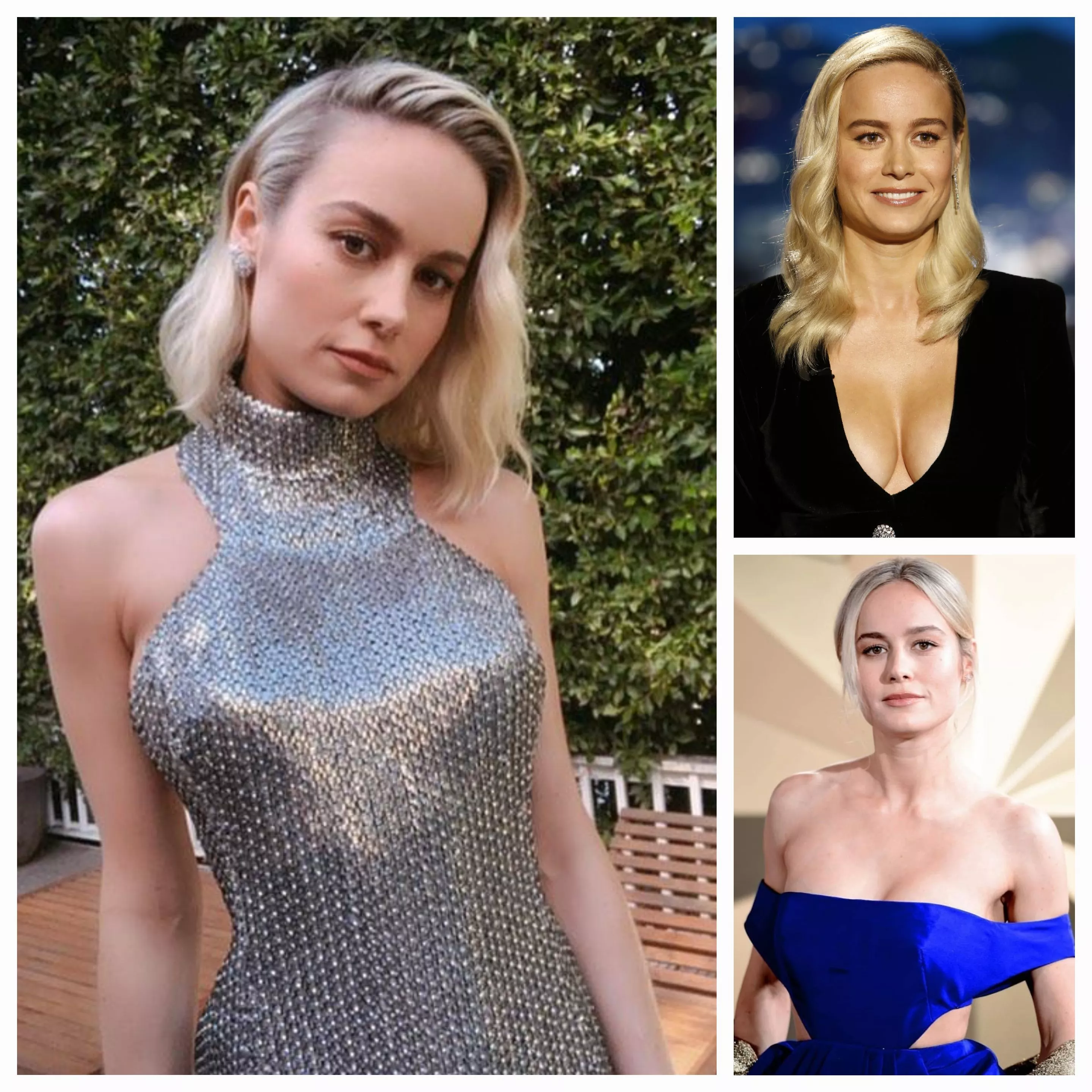 Brie Larsons pretty face and tight curvy body have me swollen with pleasure, let's get bi to her