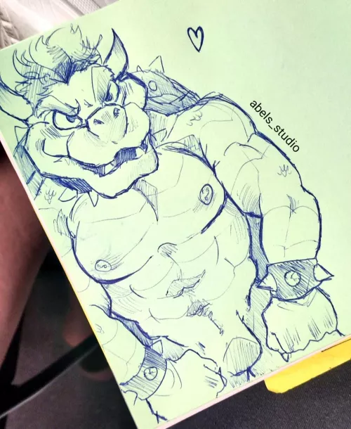 First time I draw my childhood crush xdxd (art by me)