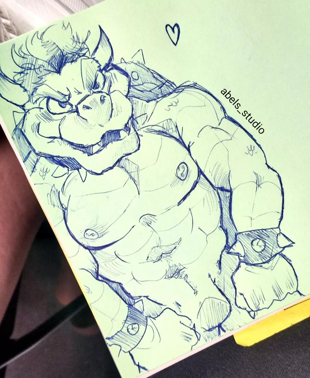 First time I draw my childhood crush xdxd (art by me)