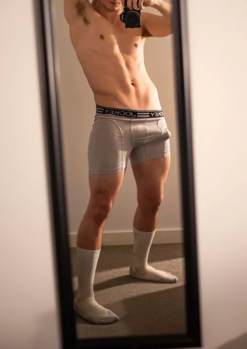 Happy Friday from my big boxer brief bulge!
