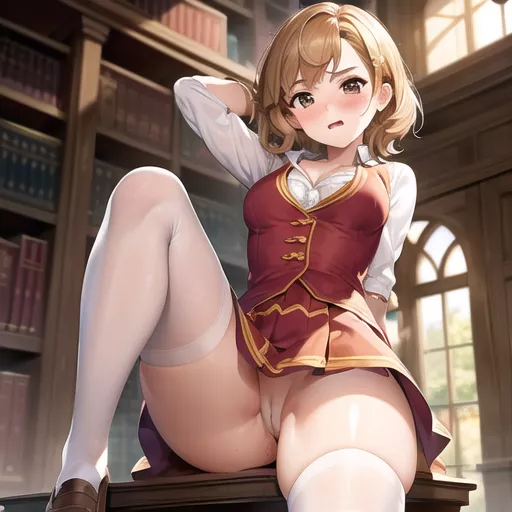 Hermione skips panties