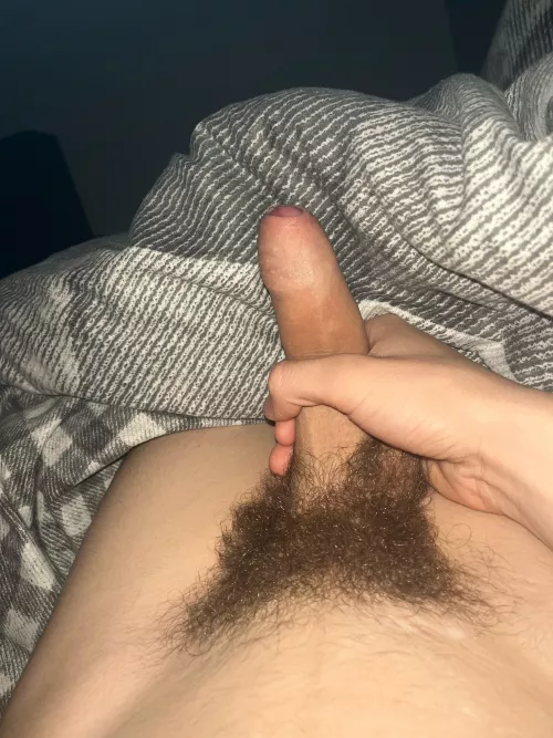 I’m naked and horny in bed alone