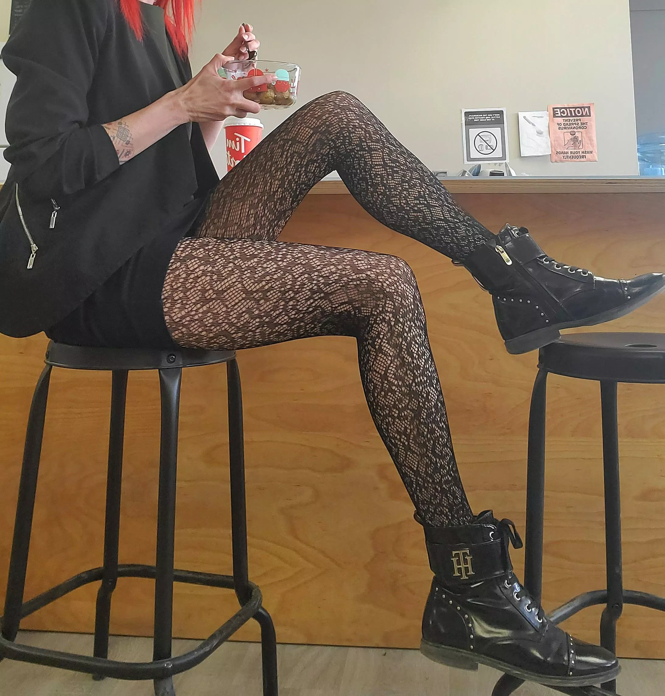 Is it OK I put my feet on your chair?