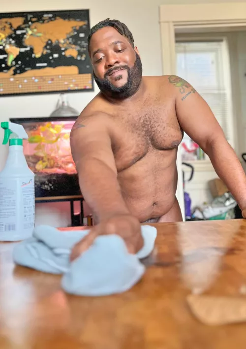 Just finishing up some housework