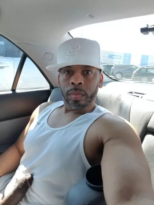 Like the way I'm parked out with my cock out?