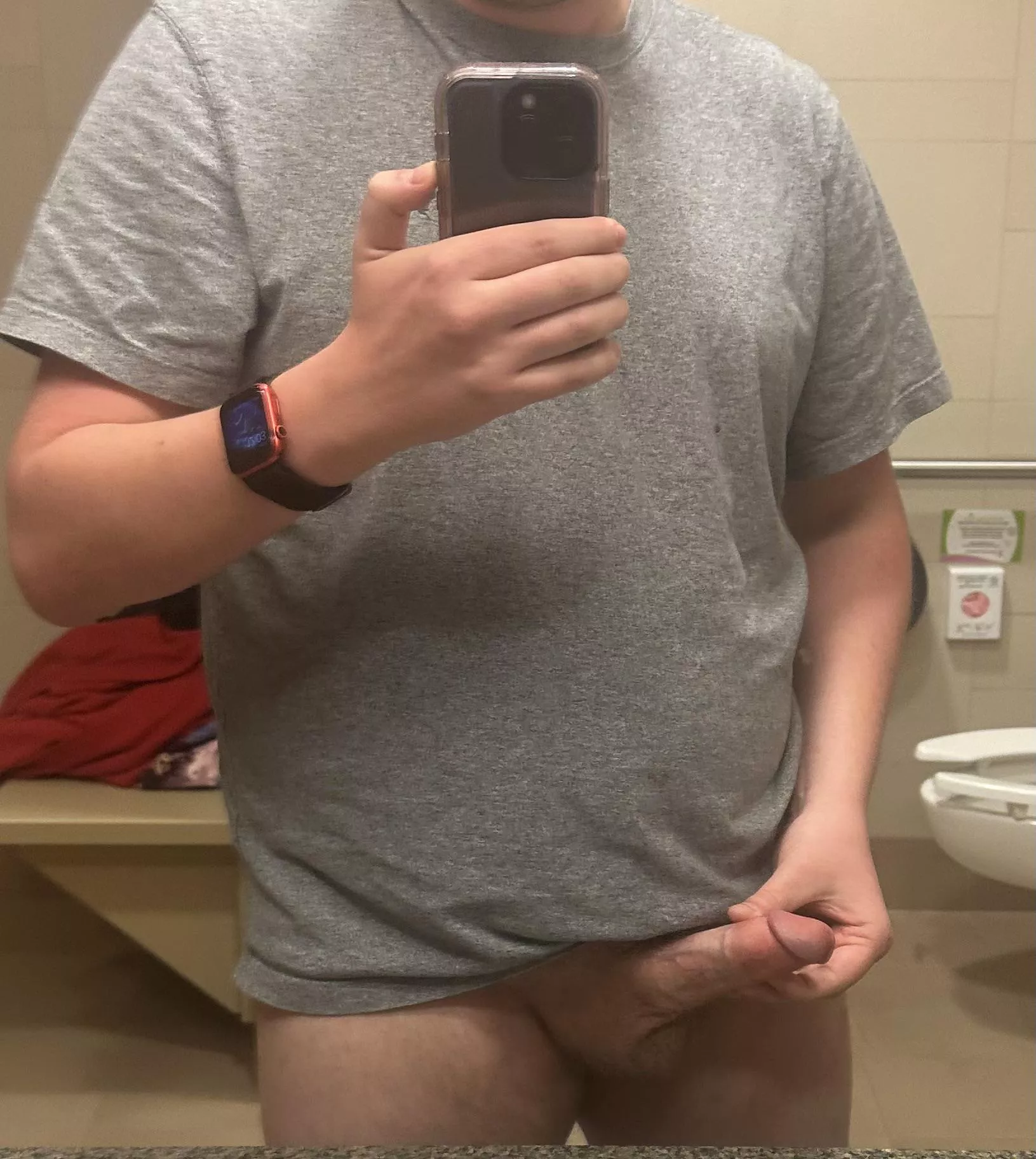 Love showing off in university bathrooms