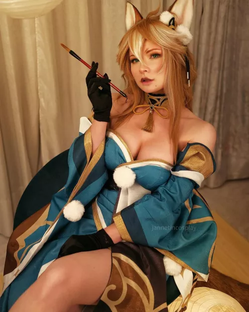 Ms. Hina (Genshin Impact), cosplay by JannetIncosplay.~