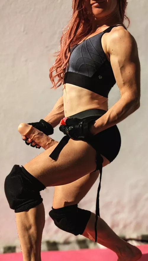 Muscle Mommy is here my boy