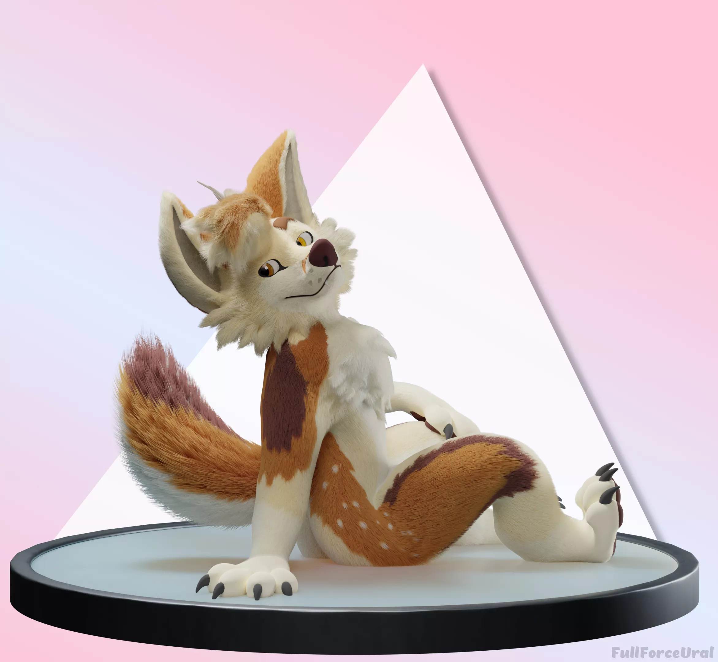 My attempt to create fur for character