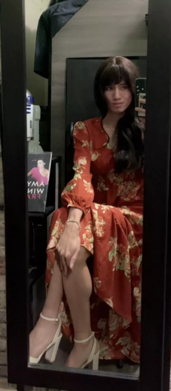 my favorite picture of me so far since i look exactly like my mom in this one 🥰