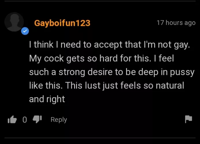 My post nut clarity hit different after reading this comment