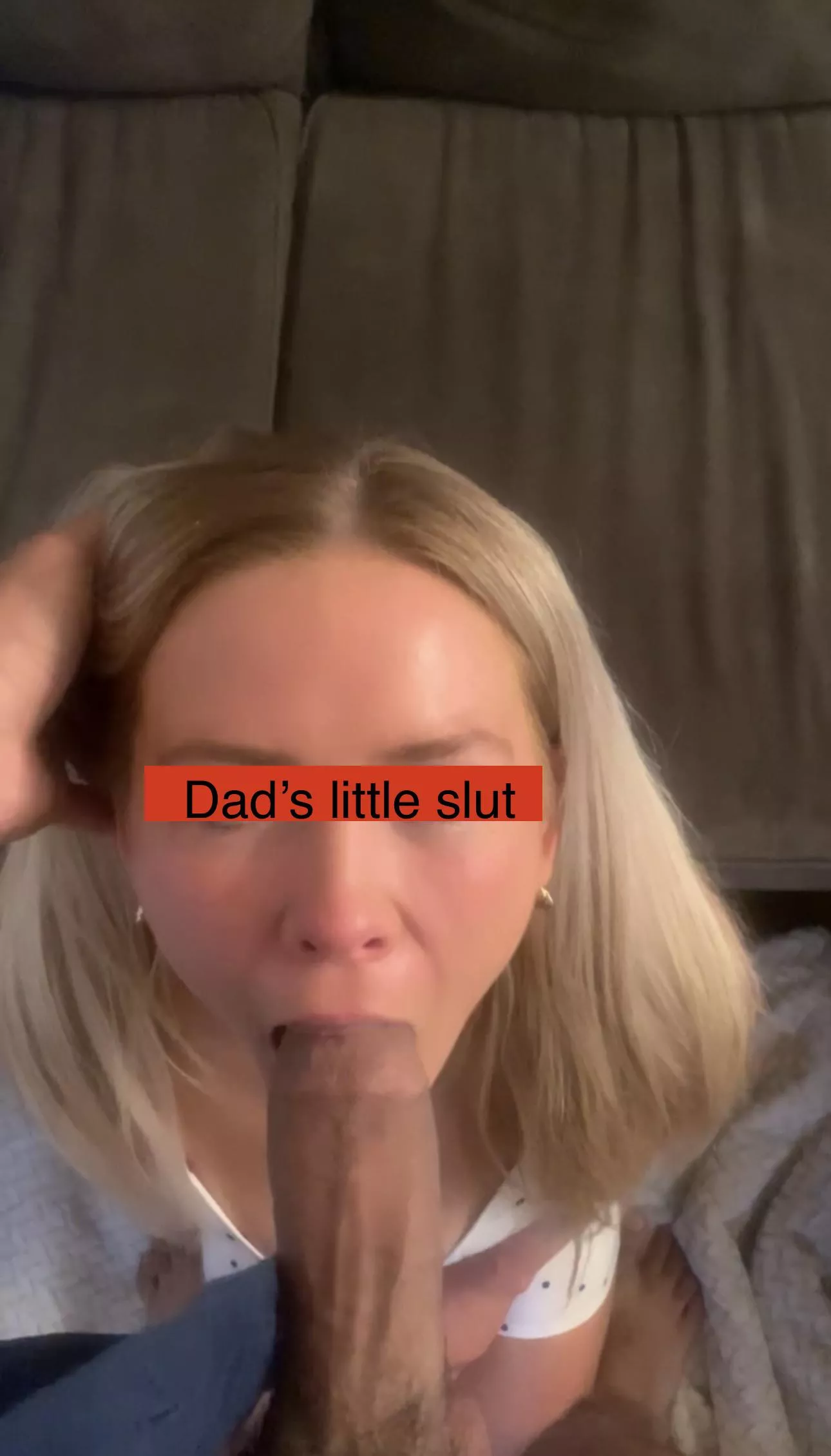 She always loved being ysed by dad