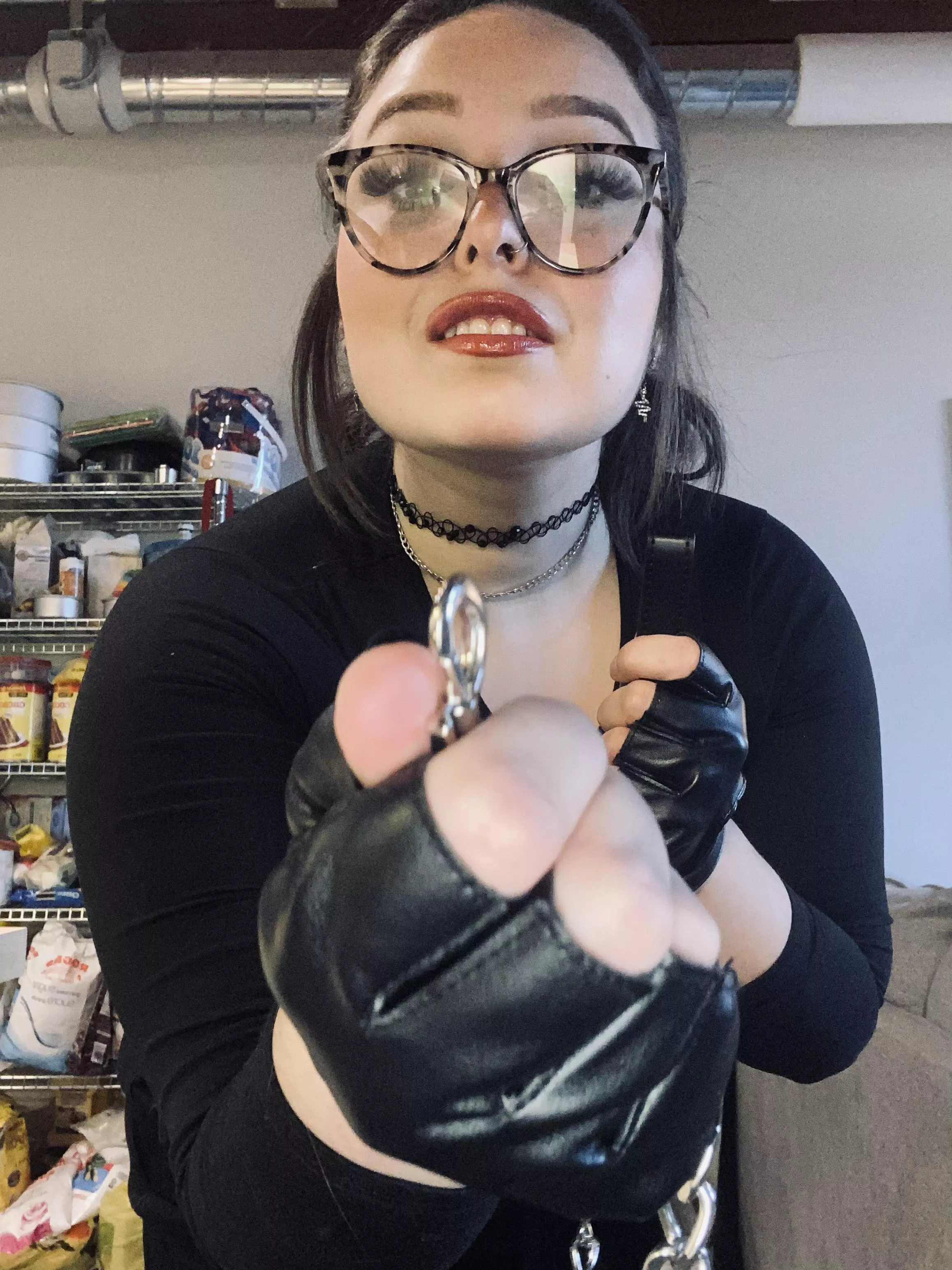 Time for our walk, get your collar ready.