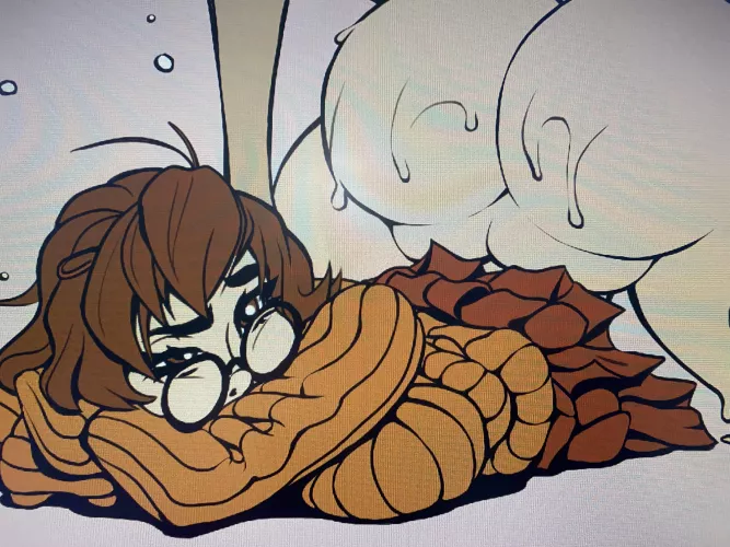 Velma getting dropped on (Vega Versio)