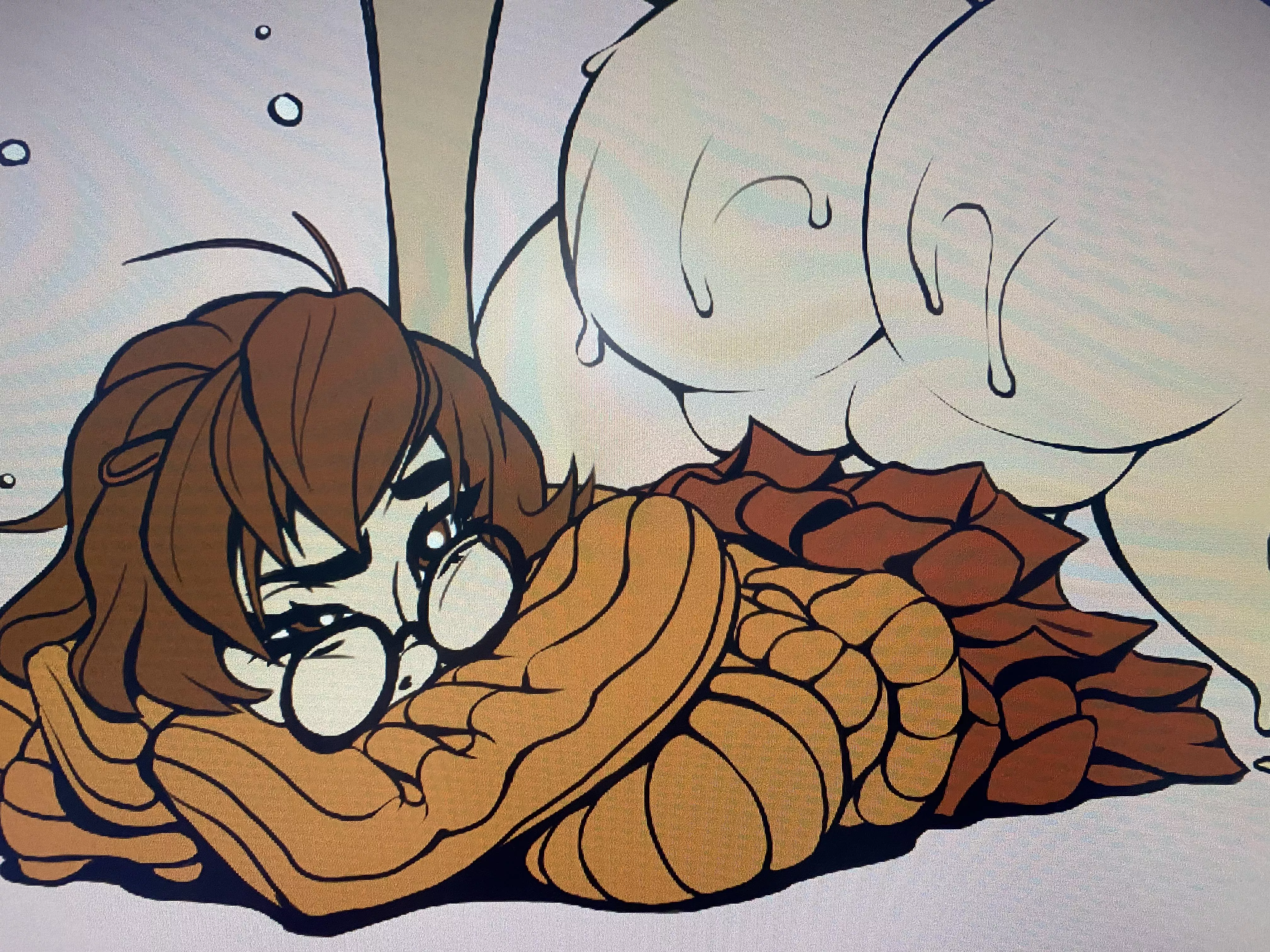 Velma getting dropped on (Vega Versio)