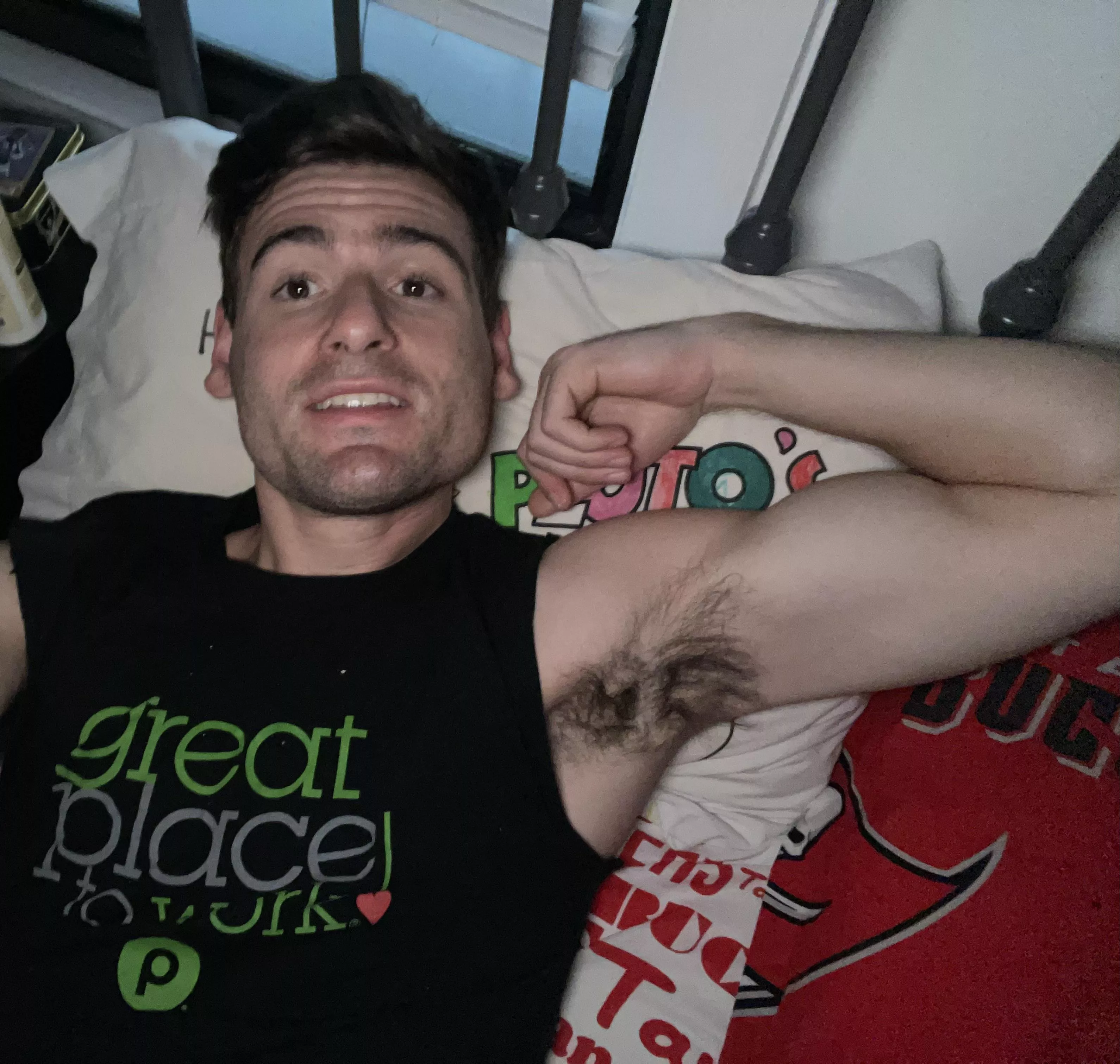 Who would enjoy waking up with him?