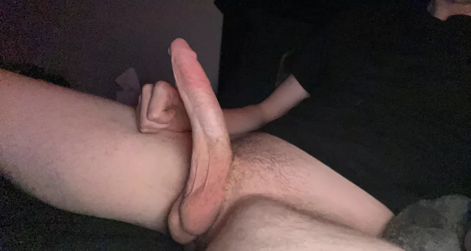 Would you squat on this big cock???