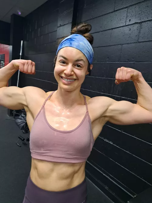 Wrapping up in the gym!