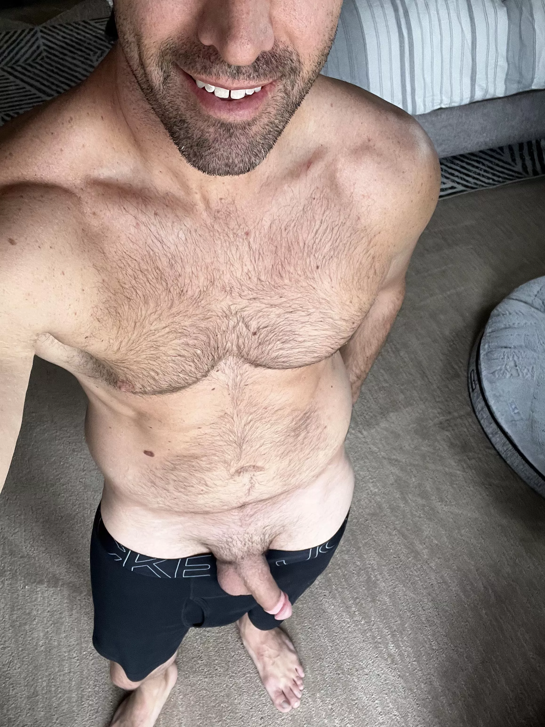 [42] Clothing is optional on the weekends.