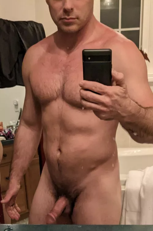 [42] just out of the shower