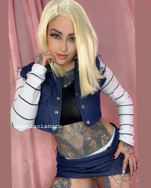 Android 18 from Dragon Ball by Angelacianuro
