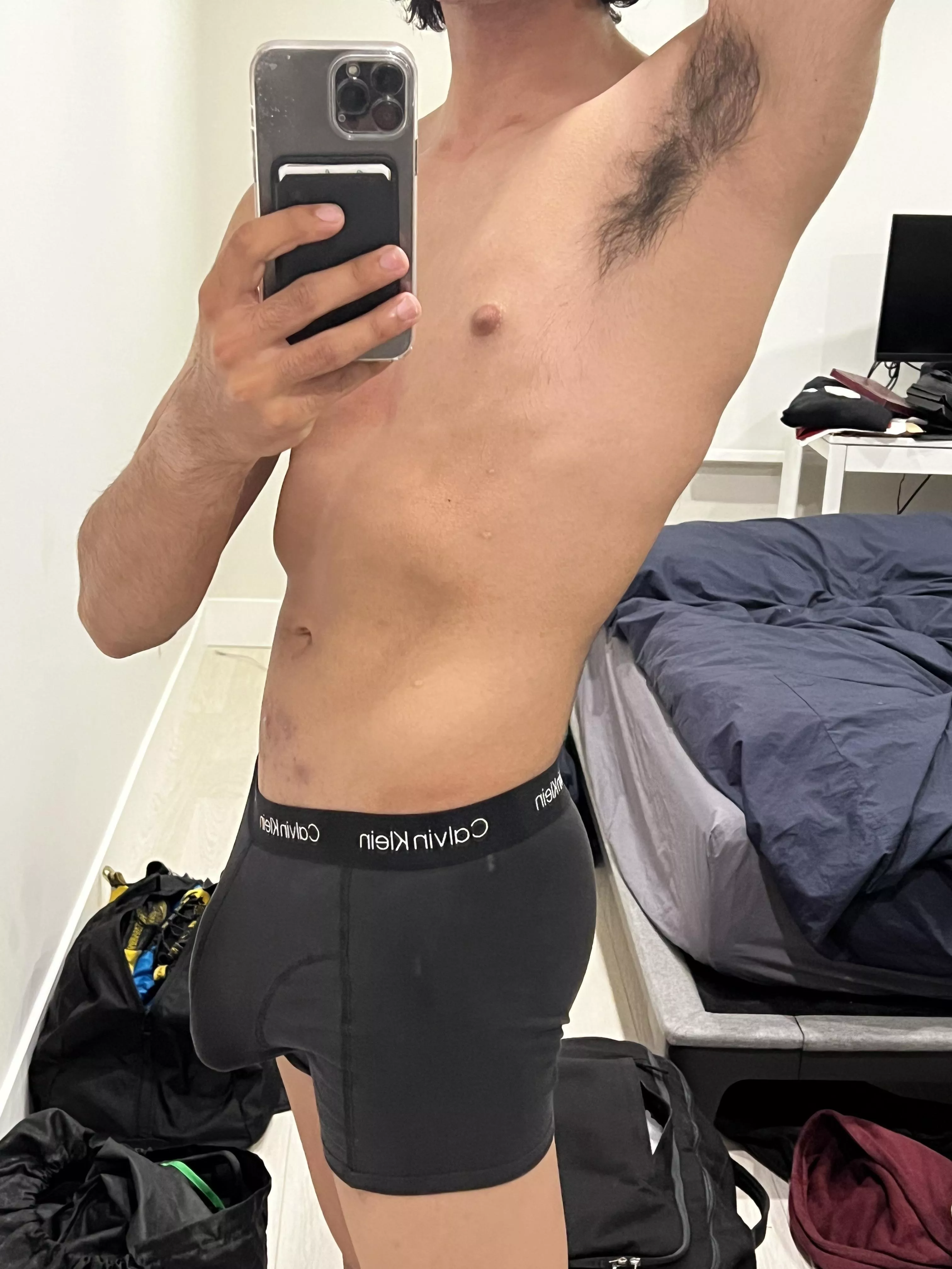 anyone wanna pull down these tight calvins?