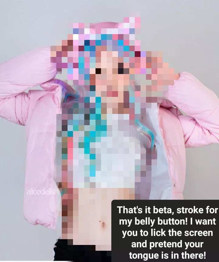 Do as she says and lick the screen! (Alice Delish)