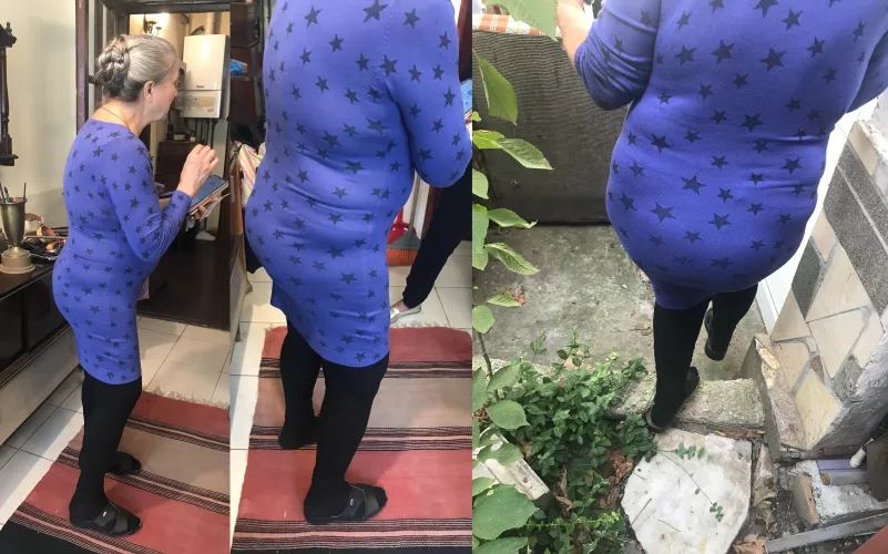 gilf with huge thick derriere