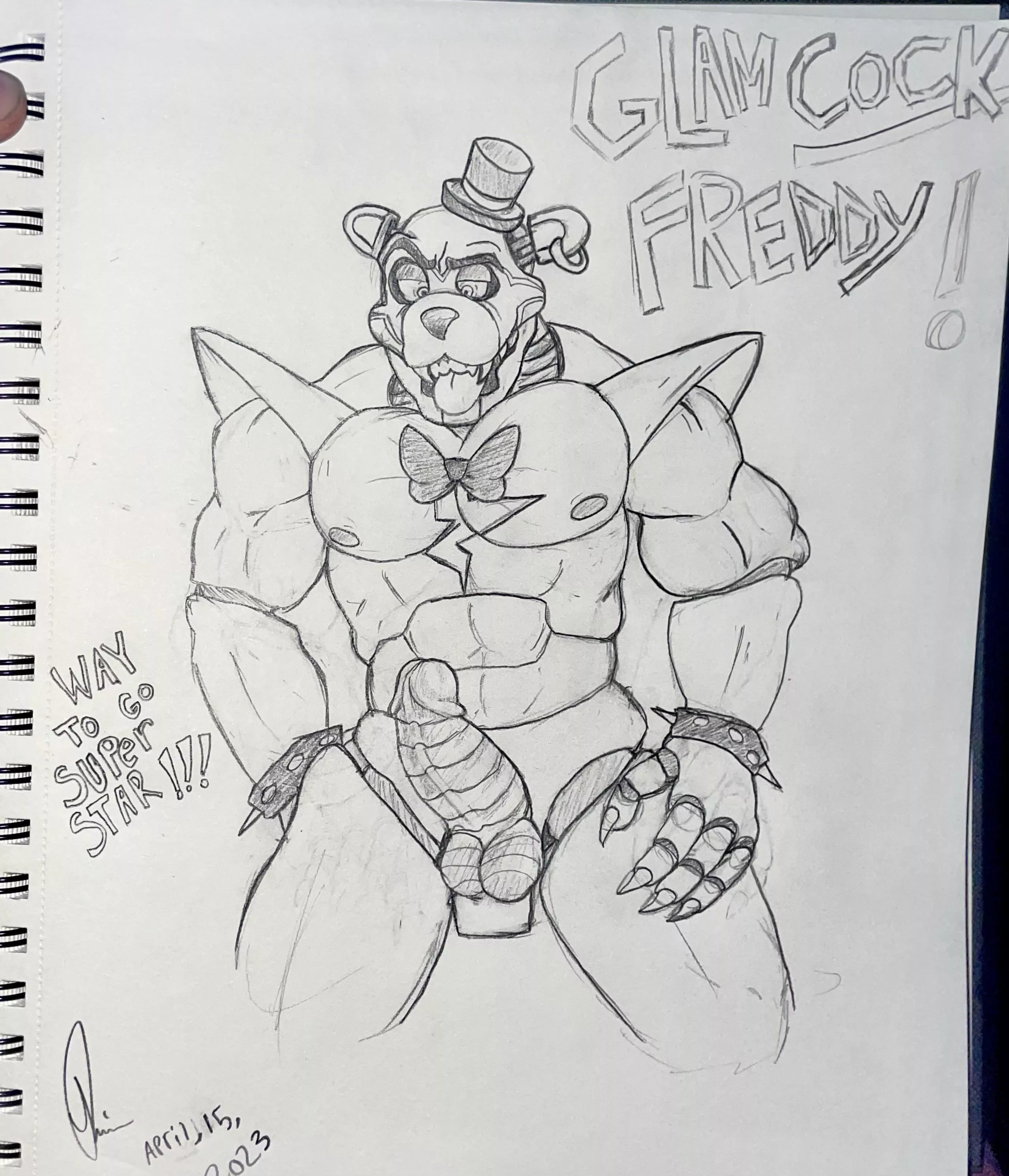 Glamcock Freddy. (Oc)