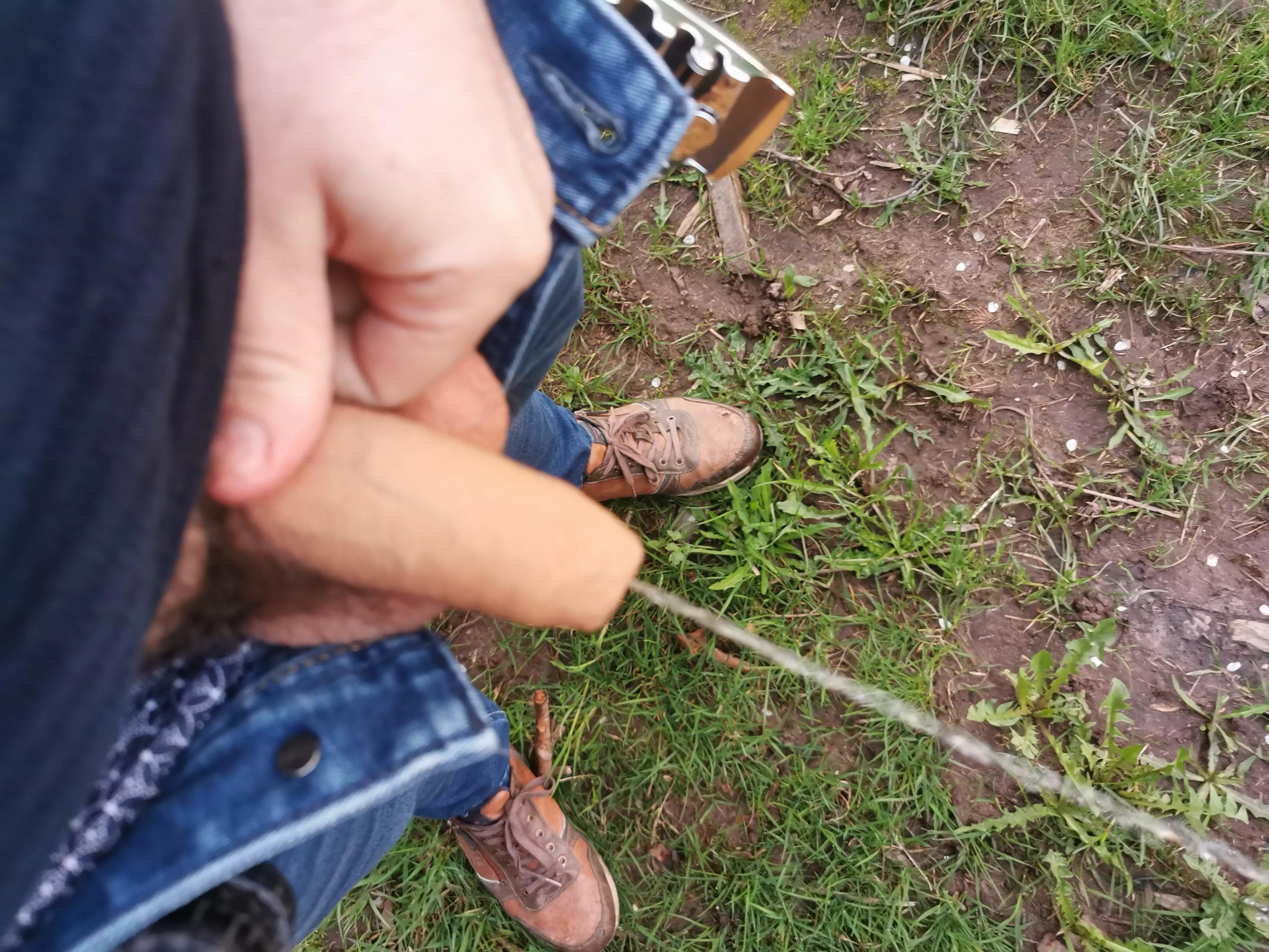 It's just me pissing outside