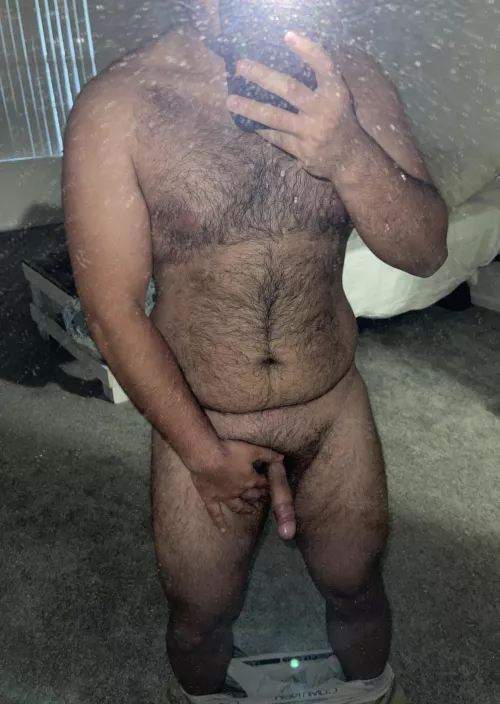 Love the lighting and love this mirror at my one night stands house